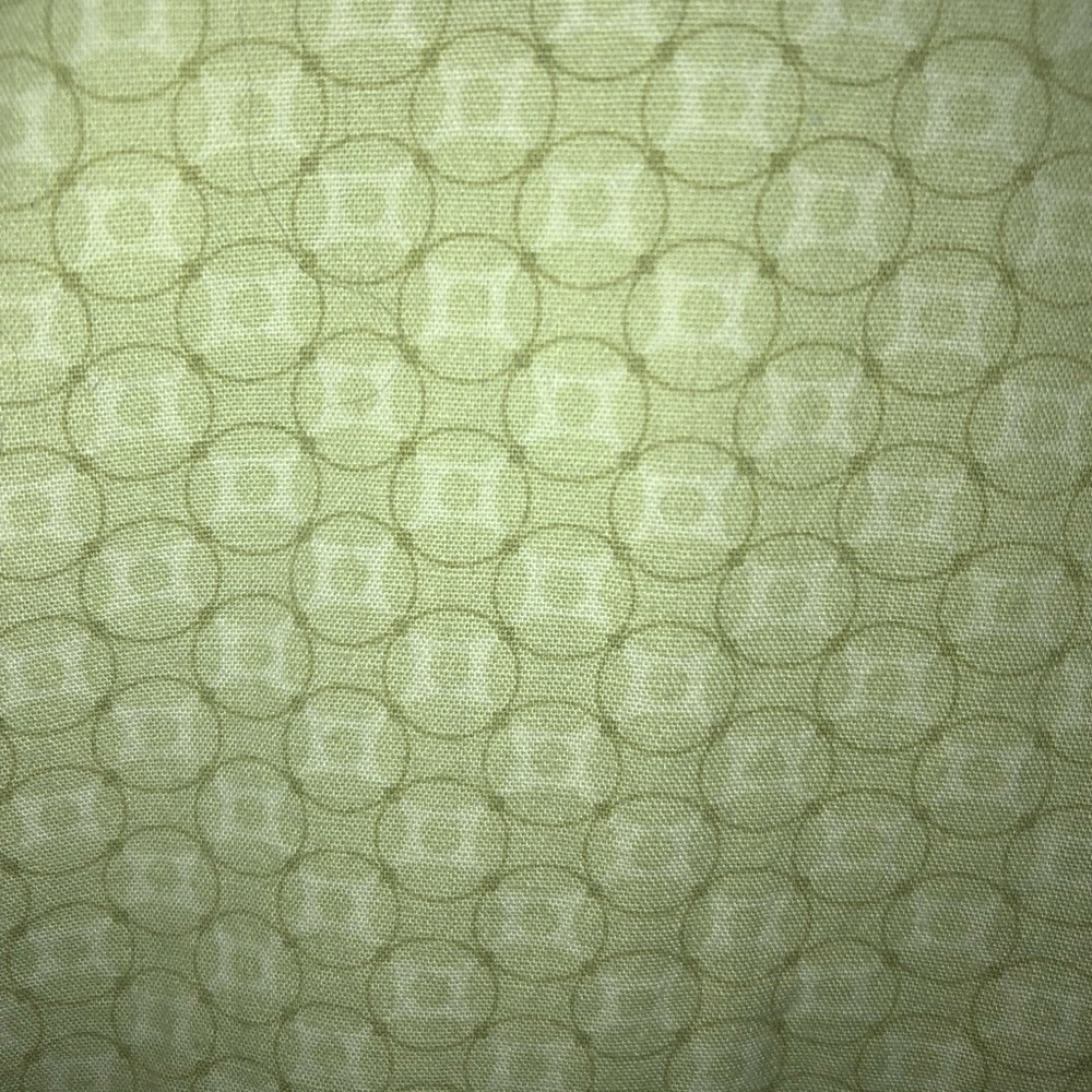 green pattern button down - Picture 3 of 4